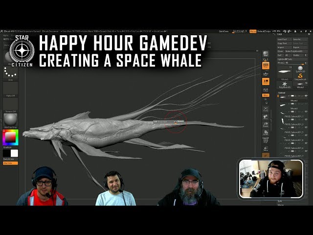 Happy Hour Gamedev: Creating a Space Whale