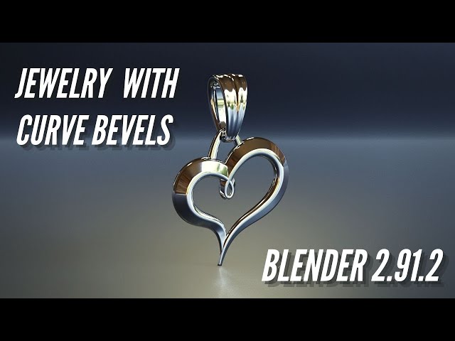 [Tutorial] Jewelry Design in Blender for Beginners - Using Custom Curve Profiles