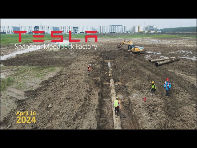 Tesla's Shanghai energy storage plant construction slowed down?  I 4K