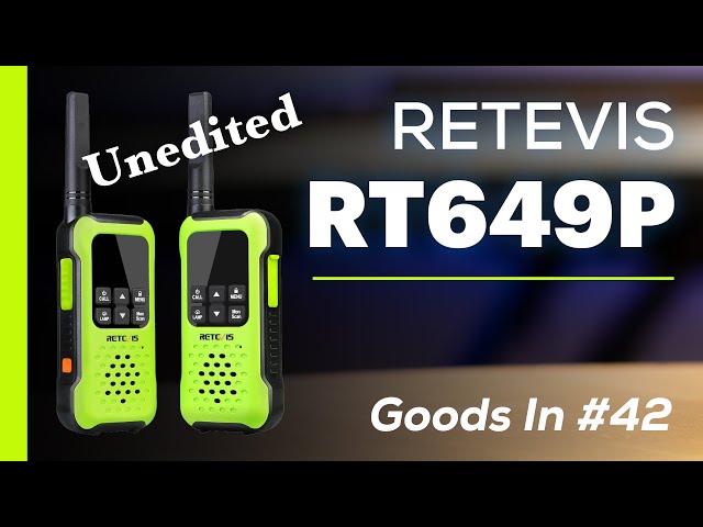 Retevis RT649P / RT49P - Unboxing & First Impressions - Full Edit