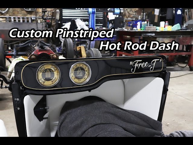 Custom Pinstriped Hot Rod Dash - Ford Free-T - Ep. 90