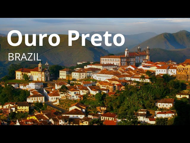 [4k] Amazing Walking in Ouro Preto BRAZIL 2024 #walkingtour #walkingvideo #brasil
