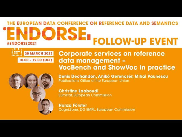 Corporate services on reference data management: VocBench and ShowVoc in practice