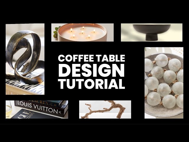 Coffee Table Design Tutorial