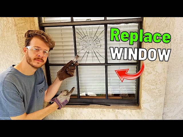 How To Easily Replace Broken Window Glass Pane