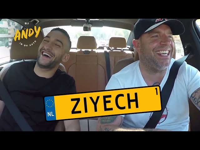Hakim Ziyech 2018 deel 1 - Bij Andy in de auto (English subtitles)