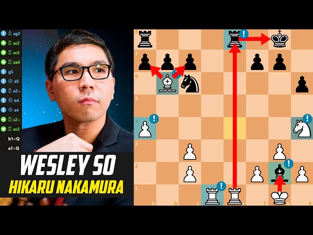 Wesley So *CRUSHED* Hikaru Nakamura with 5 Great Moves - PRO League Group Stage 2020