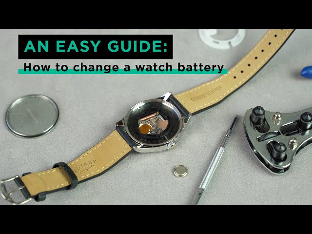 How to change a watch battery - 3 techniques!