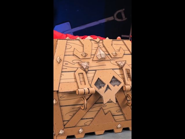 We Built a Pirate Chest in a Cardboard Pirate World - You've Got to See This! 🏴‍☠️📦