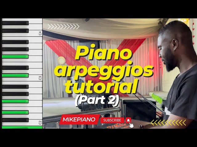 How to play descending piano arpeggios using the pentatonic scale • Piano tutorial #yamaha