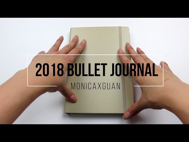 Bullet Journal 2018 Setup  | Minimal and Simple Bullet Journal