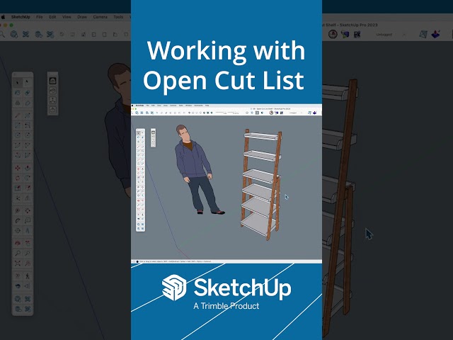 Working with Open Cut List #sketchup #tutorial