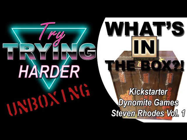 TTH Unboxing #3: Cryptozoic Dynomite KS Steven Rhodes Games Vol. 1 #unboxing #tabletopgame #vlogger