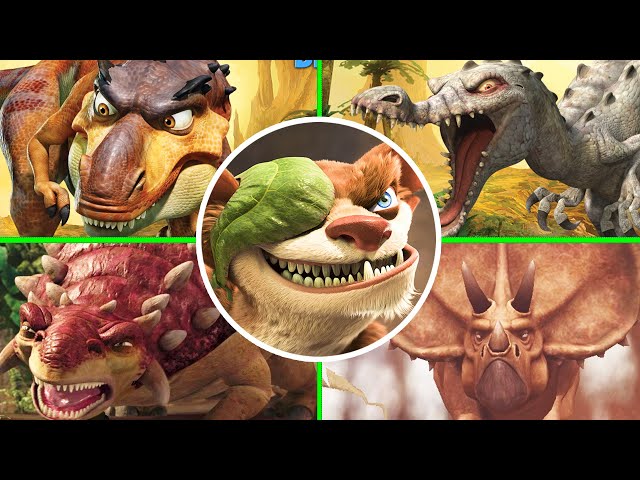 Ice Age 3 Dawn of the Dinosaurs All Bosses Fight (No Damage)