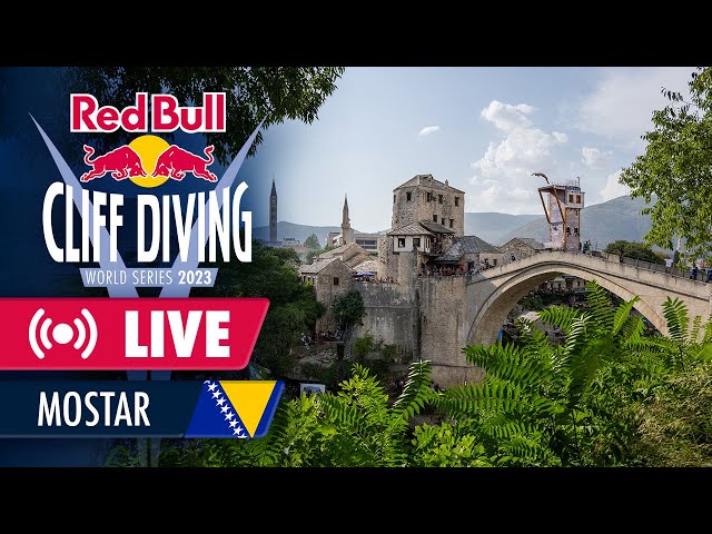 Diving off the famous Mostar Bridge, Bosnia and Herzegovina |Red Bull Cliff Diving World Series 2023