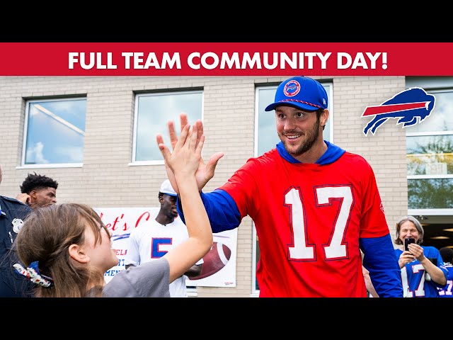 Josh Allen & the Bills Hit the Community for One-of-a-Kind Day! | Buffalo Bills