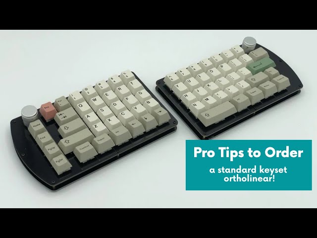 FoldKB Pre-Built Keyboard Options Selection Guide