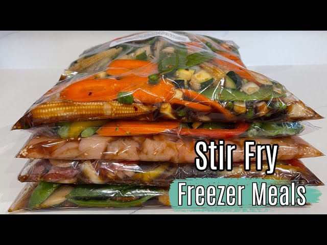 5 EASY Stir Fry Freezer Meals (Cook Under 10 Minutes)