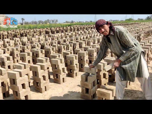 Top Manufacturing Amazing Way they Produce Millions of Bricks By Hand