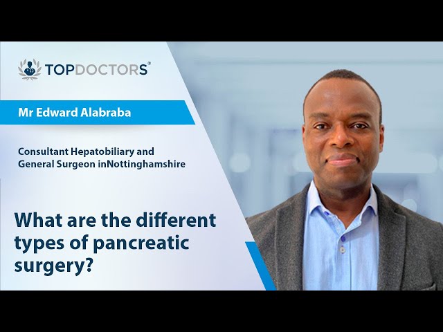 What are the different types of pancreatic surgery? - Online interview