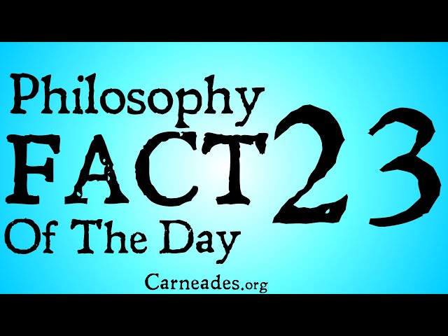 Philosophy Fact of the Day 23 #Shorts