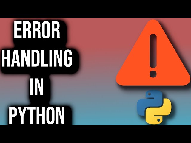 How To Troubleshoot Errors In Python