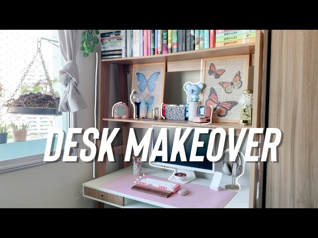 desk makeover + shopee haul | desk makeover diaries ep. 2
