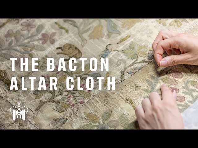Conserving the Bacton Altar Cloth