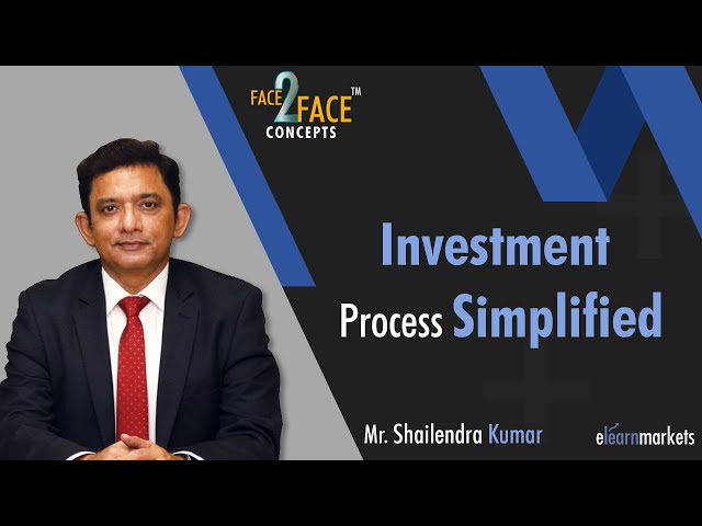 Learn Essential Steps of Investment Process !! | Learn with Shailendra Kumar | #Face2Face