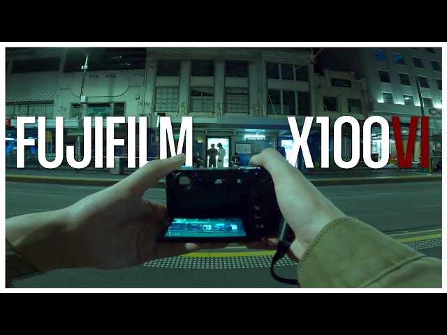Fujifilm X100VI Relaxing POV Night Street Photography (IBIS + 40.2MP)