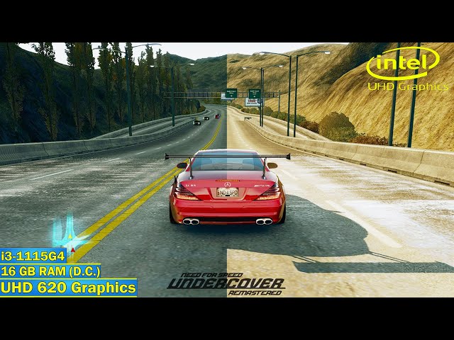 Testing "NFS: Undercover Remastered" - i3-1115G4 - intel UHD/Xe Graphics - 16GB RAM | 60FPS | HD