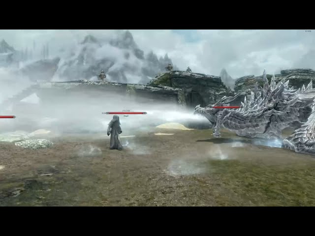 Skyrim Battles - Greybeards vs. Blades, Dragon Priest, Alduin, and more