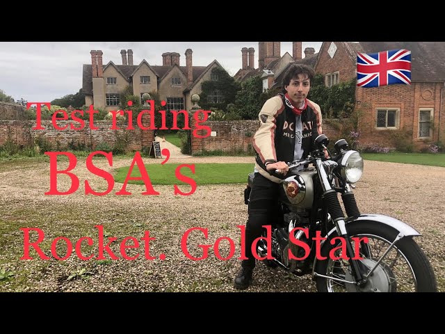 BSA Rocket Gold Star review .  Britain’s most beautiful Motorcycle?