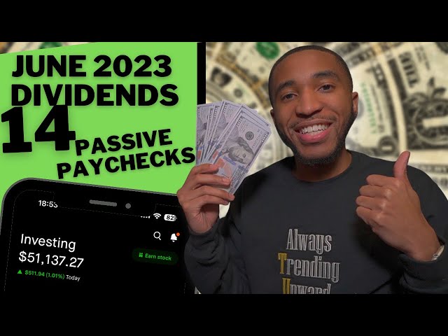 All Dividends From My $50,000 Portfolio | June 2023