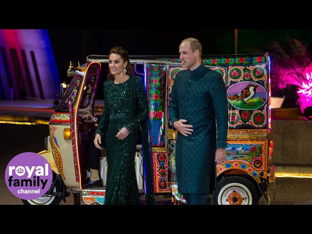 Duke and Duchess of Cambridge Arrive at Pakistani Reception in Style!