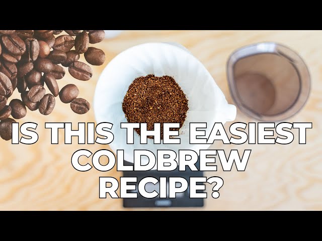 Is this the easiest cold brew recipe?