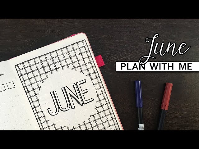 Plan With Me | June 2019 | Monthly Bullet Journal Set-up + May Flip Through