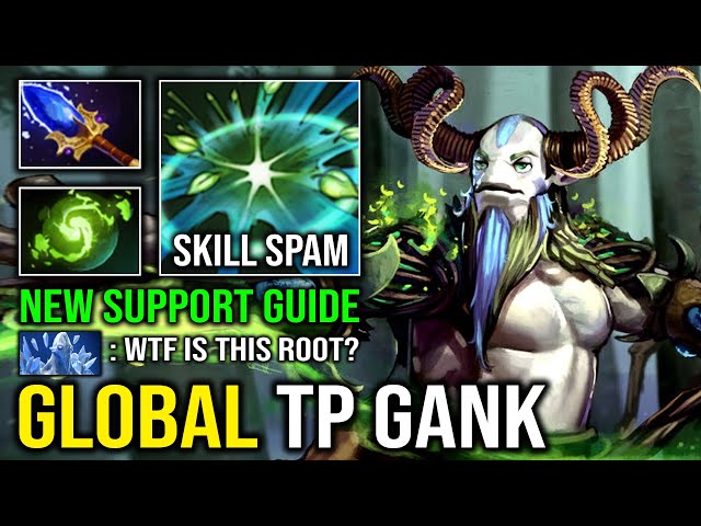 How to Global Gank Support NP 100% Unlimited Root No Need Boots 100% Full Aghanim Refresher Dota 2
