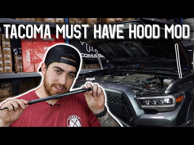 Toyota Tacoma Must Have Hood Mod | Forget Your Hood Rod, Get Hood Struts