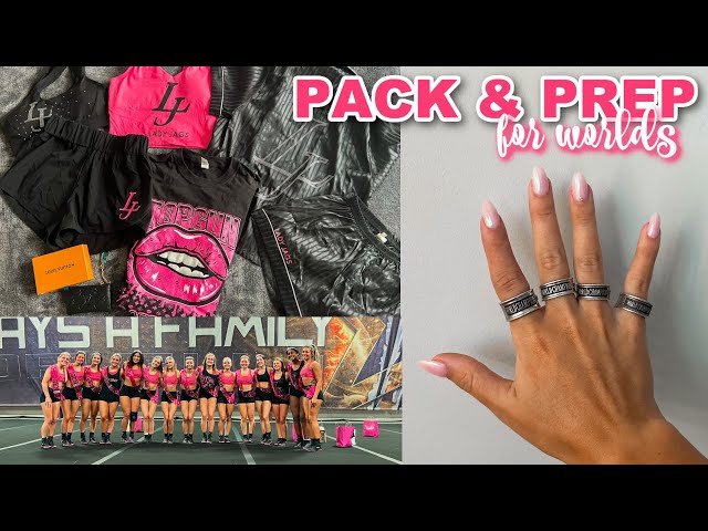 PACK & PREP FOR WORLDS: team gifts, last LJ practice, + new nails
