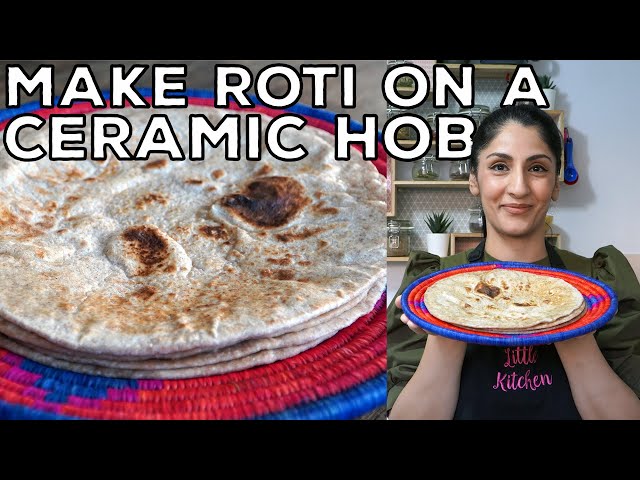Roti On A Ceramic Hob | Soft Fluffy Chapati | Rotli | Roty