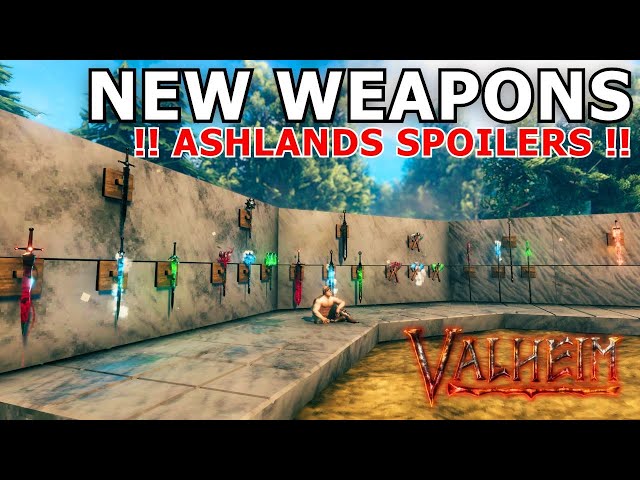 Ashlands Melee Weapons and Enchantments | First Impressions | Valheim
