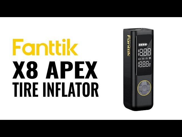 Fanttik X8 Apex Tire Inflator - An Ultra Compact, Lithium-Powered Portable Inflator For The Masses