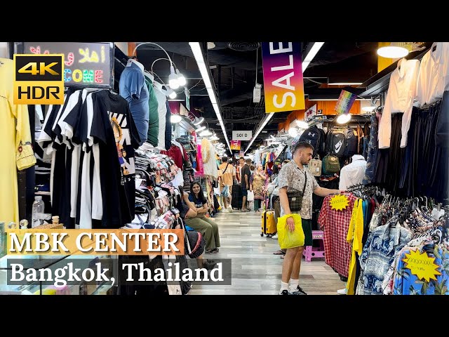 [BANGKOK] MBK Shopping Center "Bangkok Tourists' Favorite Shopping mall" | Thailand [4K HDR]