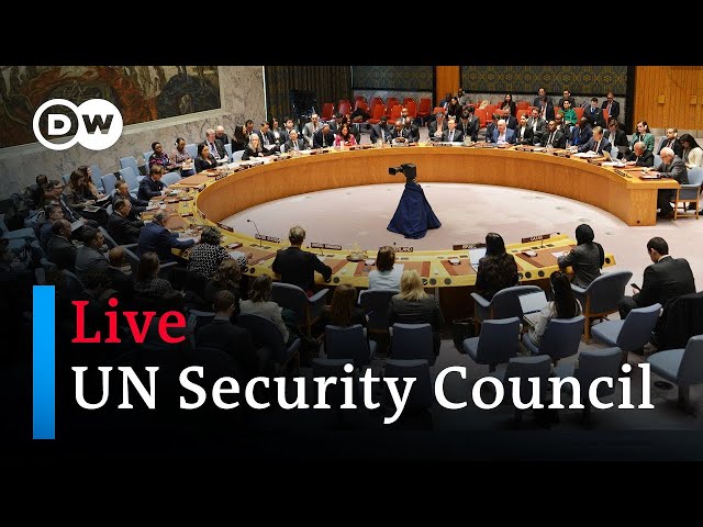 Live: UN Security Council to vote on US draft resolution on Gaza | DW News