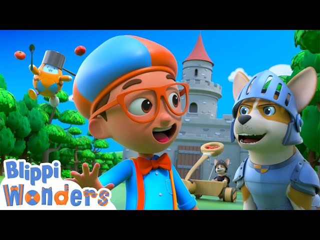 Blippi Learns How to be a Knight! | Blippi Wonders Educational Videos for Kids
