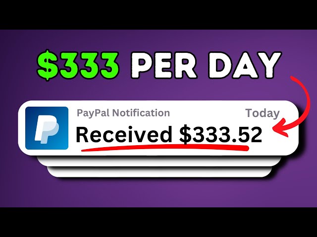 Earn $333 Per Day (Side Hustles 2023) How to Make Money Online