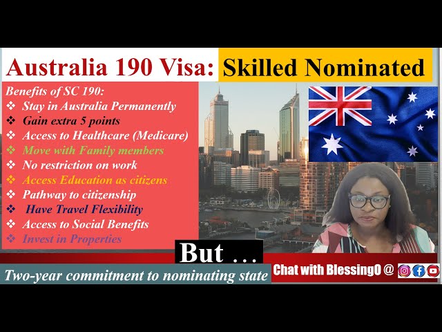 Australia subclass 190 visa 2024| How to apply with the recent updates