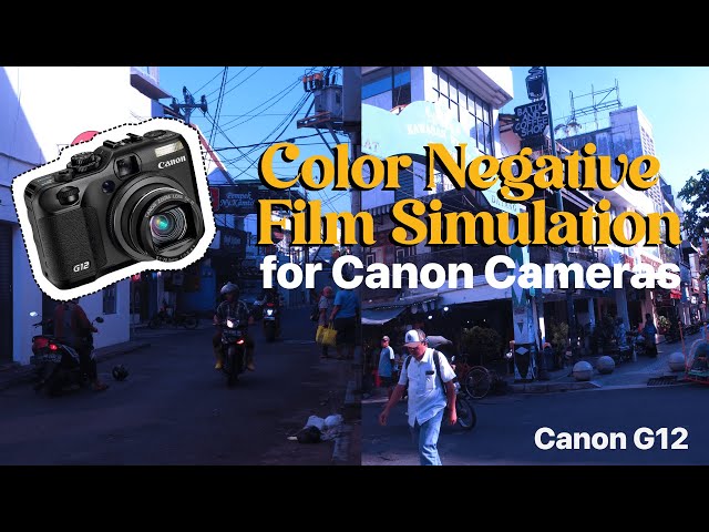 Color Negative Film Simulation Recipe for Canon G12 (Canon Cameras)