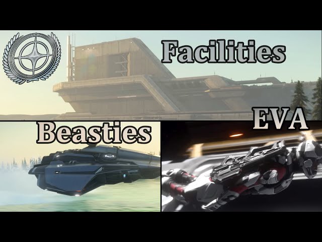 Star Citizen - Checking out space, facilities, EVA and Beasts